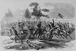 Union Cavalry capture Confederate guns at Culpeper