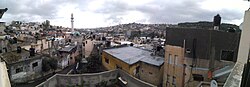 Eastern part of UNRWA-run Nur Shams Palestine refugee camp (2019)
