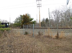 The former Penns Neck station site