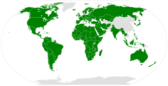 Map of countries that have broadcast Doctor Who (as of 2013)