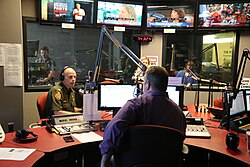 Ronald Vitiello is interviewed during KTAR's morning news in 2017