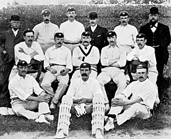 Yorkshire County Cricket Club in 1895. The team first won the County Championship in 1893.