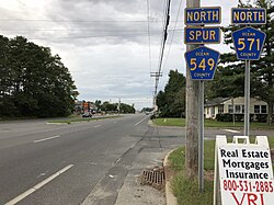 CR 549 Spur/CR 571 northbound past Route 37 in Toms River