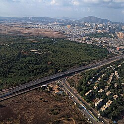 Deonar dumping ground along the Eastern Express Highway