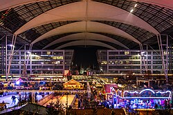 Munich Airport Center (MAC) during the annual Christmas market