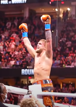 Paul after the first Tyron Woodley bout