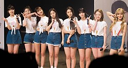 Oh My Girl at the Miracle Day fan meet in July 2016