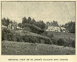 St John's College and Chapel, Auckland, c. 1910