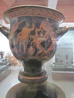 Sozopol Archaeological Museum. Poseidon in the middle.
