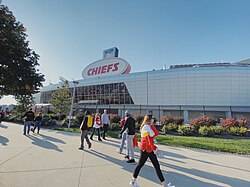 One of the entrances to the stadium.