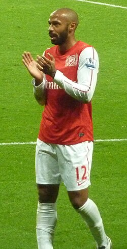 Thierry Henry is Arsenal's record goalscorer, with 228 goals in all competitions.[241]