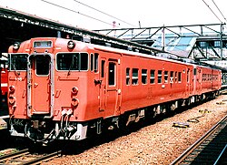 A JNR Class KiHa40 in use for Erimo Express service, Hokkaido, Japan