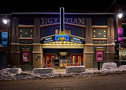 Mary G. Steiner Egyptian Theatre, in Park City, Utah, is one of the festival's oldest and most recognizable venues.
