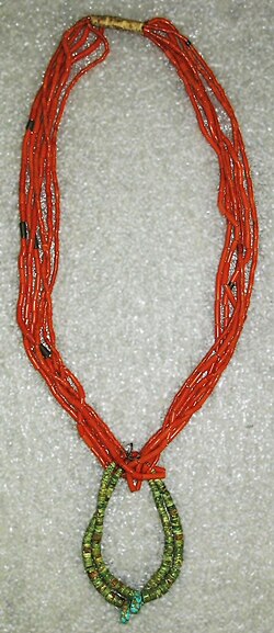 6-strand necklace, Navajo (Native American), c. 1920s, Brooklyn Museum