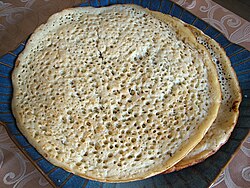 Lahoh is a staple in Somalia, Djibouti, and Yemen.