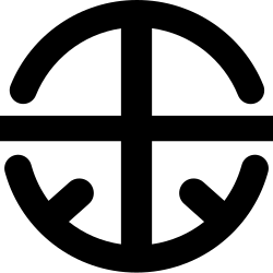 Emblem of Chinnanfufu (Jinnampo-bu), the administrative division of Korea during Japanese rule that Nampo fell under.