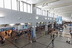 View of check-in area