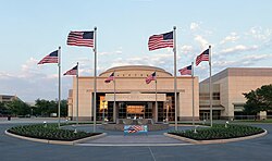 The George H. W. Bush Presidential Library and Museum on the west campus of Texas A&M University in College Station, Texas (2011)