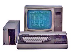 The SPC-1000, introduced in 1982, was Samsung's first personal computer (sold in the South Korean market only) and used an audio cassette tape to load and save data – the floppy drive was optional.[23]