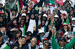 Kuwaiti youth celebrating Kuwait's independence and liberation, 2011