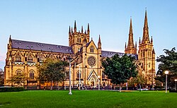 St Mary's Cathedral in Sydney belongs to the Catholic Church, Australia's largest religious denomination.
