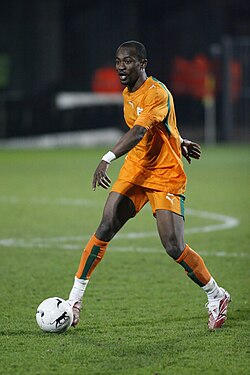 Didier Zokora, the all-time most capped player for Ivory Coast