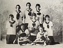 High School of Montreal Girls Junior Basketball team, 1915–1916
