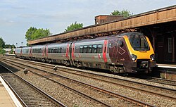 A CrossCountry Class 221 at Leamington Spa