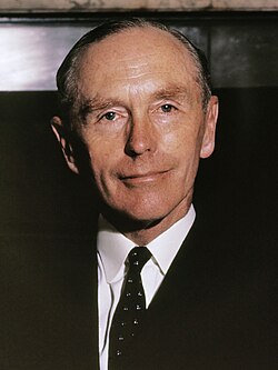 Alec Douglas-Home (c.1963), the last Prime Minister of the United Kingdom to serve from the House of Lords