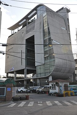 Former YG Entertainment headquarter in Seoul, currently occupied by The Black Label