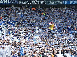 The Ostkurve at the Olympiastadion
