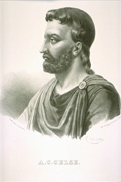 The Roman scholar Aulus Cornelius Celsus recorded surgical techniques, including plastic surgery, in the 1st century AD.