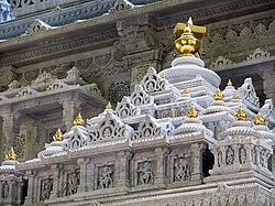 Swaminarayan Akshardham in Robbinsville is the third-largest Hindu temple in the world and the largest in the Western Hemisphere.