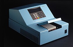 "Baby Blue", a 1986 prototype machine for doing PCR