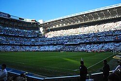 Bernabéu (before renovation), the home of Real Madrid, before El Clásico
