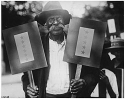 Ike Sims of Atlanta, Georgia, 87 years old, had eleven sons in the service