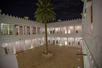 A courtyard in the Murabba Palace