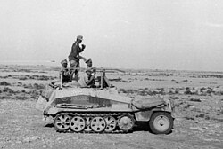 Rommel in a Sd.Kfz. 250/3