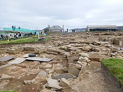 Excavations by UHI Archaeology Institute at the Ness of Brodgar have contributed to Orkney's heritage tourism.