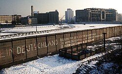 The Berlin Wall in 1975