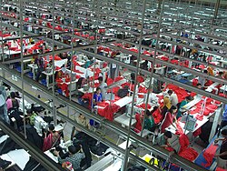 Garments factory in Bangladesh