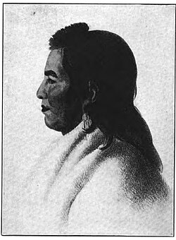 Painting of Mandan Chief Big White