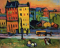 Wassily Kandinsky's Houses in Munich (1908)