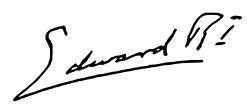 The signature of King Edward VIII as King-Emperor