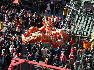 Chinese New Year celebration in Chinatown