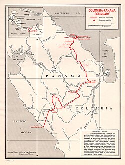 Map of the border