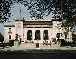 Pan American Union headquarters building in Washington, D.C. in 1943