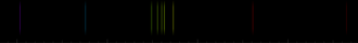 Color lines in a spectral range
