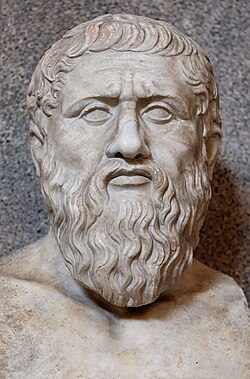 Plato, arguably the most influential figure in early Western philosophy.