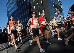 The Berlin Marathon is the current second world record course (world record course is as of August 2024 Chicago Marathon).
